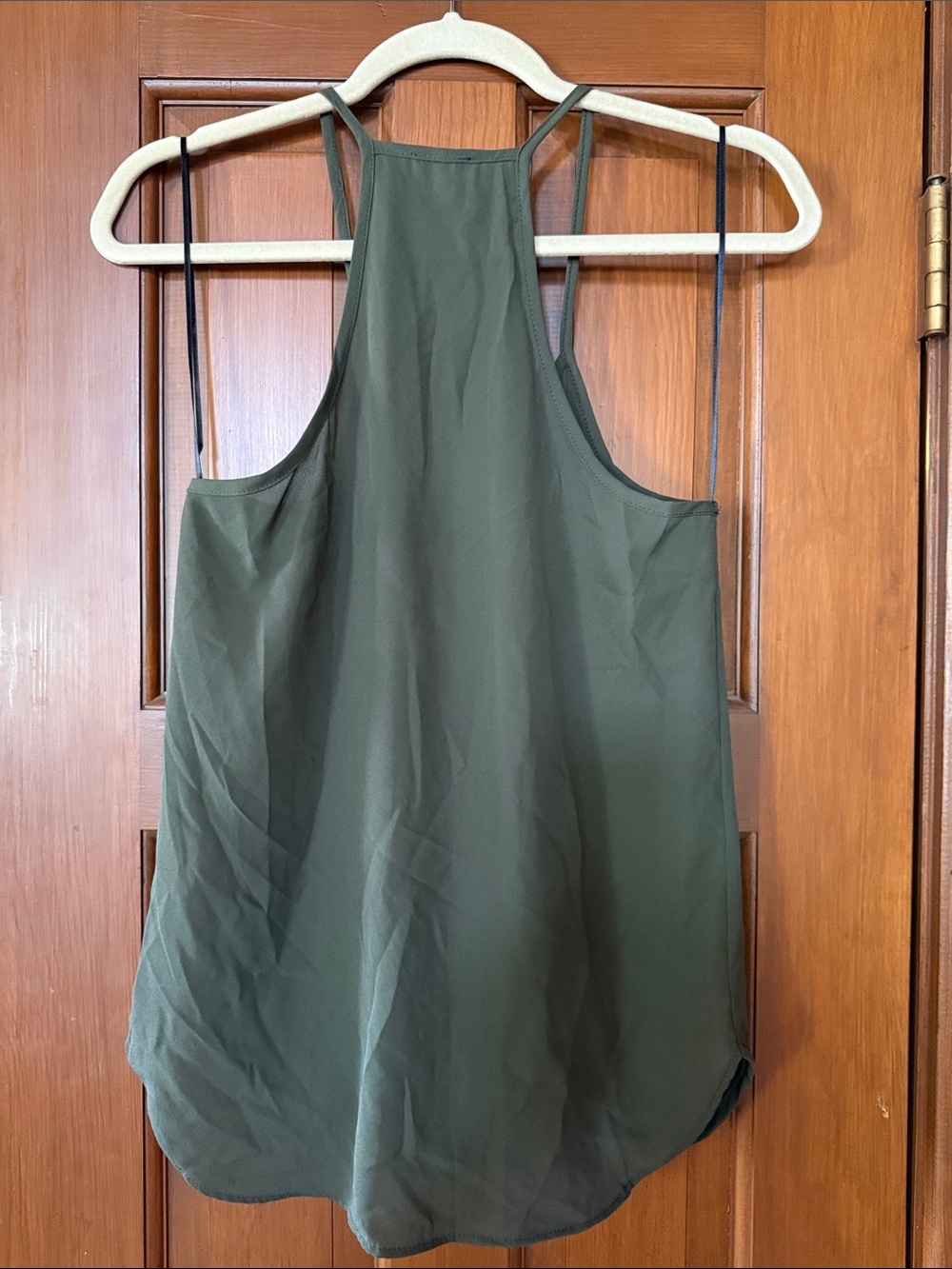Olive Green Racerback Cami - Picture 2 of 4
